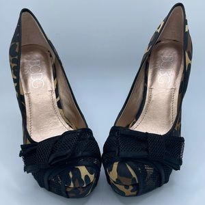 BCBG Paris Phyniax Leopard Pumps
